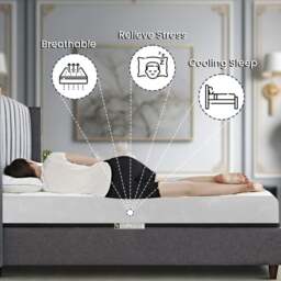 Rackhams Pureflex Memory Foam Mattress - 4 inch - Single - Orthopedic - Single - thumbnail 4