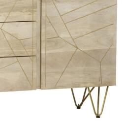 Rackhams Large Sideboard with Doors and Drawers Barbuto Light Mango - Wood - 1 - thumbnail 4