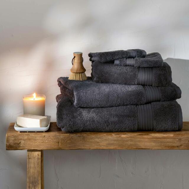 Rackhams Smoke Egyptian Cotton Bath Towels - Single - image 1