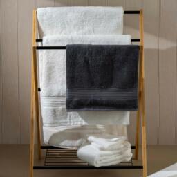 Rackhams Smoke Egyptian Cotton Bath Towels - Single - thumbnail 2