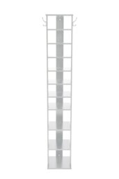 Rackhams Contemporary 10-Tier Household Space Saving Shoe Rack - White - thumbnail 2