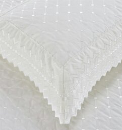 Rackhams Brentford Duvet Cover Set Bedding - White - Double - Duvet Cover Set - thumbnail 3