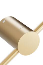 Rackhams 360 Degree Adjustable LED Straight Wall Light White Light 100cm with Wire - Gold - One Size - thumbnail 6