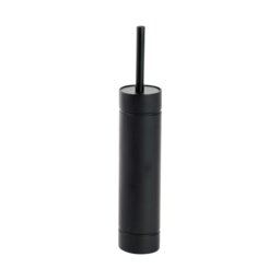 Rackhams Draco Black Slimline Toilet Brush & Holder - thumbnail 3