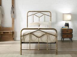 Rackhams Axton 3ft Antique Bronze Metal Bed Frame - 3ft - Antique Bronze - 120 - thumbnail 2