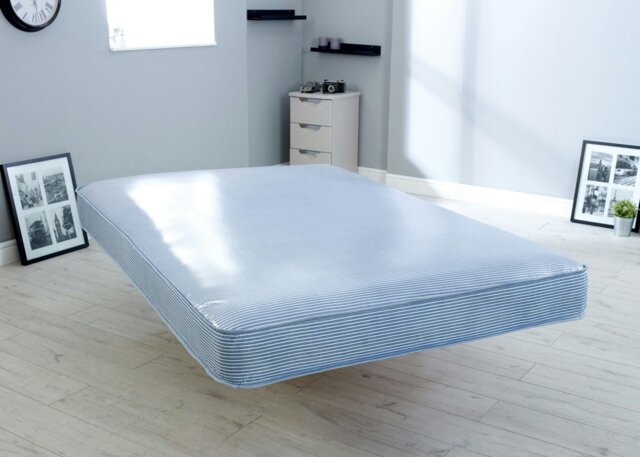 Rackhams Source 5 Contract Water-Resistant Mattress - Durable & Easy-Clean Design - Blue - 1 - 5ft King Mattress Size Mattress (150cm x 200cm) - image 1