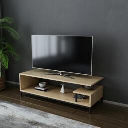 "Rackhams Reilly Modern Tv Stand TV Cabinet for TV's up to 55"" - White Anthracite" - thumbnail 5