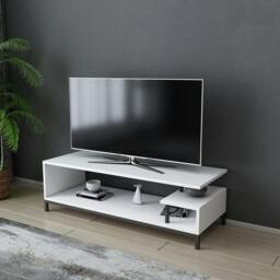 "Rackhams Reilly Modern Tv Stand TV Cabinet for TV's up to 55"" - White Anthracite" - thumbnail 2