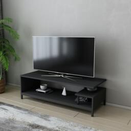 "Rackhams Reilly Modern Tv Stand TV Cabinet for TV's up to 55"" - White Anthracite" - thumbnail 6