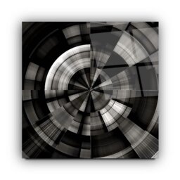 Rackhams Abstract Glass Wall Art 17 - 60x60cm - Tempered Glass (4 mm) - thumbnail 3