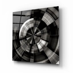 Rackhams Abstract Glass Wall Art 17 - 60x60cm - Tempered Glass (4 mm) - thumbnail 2