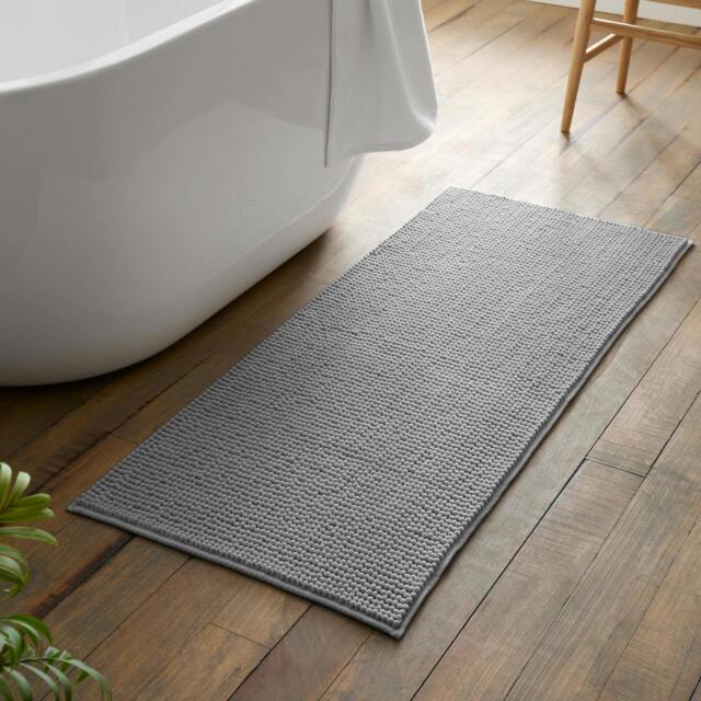 Rackhams Bobble Bath Mat - Silver Grey - Bath Mat 50 x 120 cm - image 1