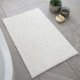 Rackhams Bobble Bath Mat - Silver Grey - Bath Mat 50 x 120 cm - thumbnail 2