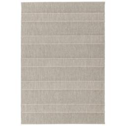 Rackhams Patio PAT03 Outdoor Beige Stripe Rug - 80x150cm - thumbnail 1