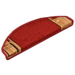 Rackhams Stair Mats Self-adhesive 10 pcs 65x21x4 cm Red - thumbnail 3