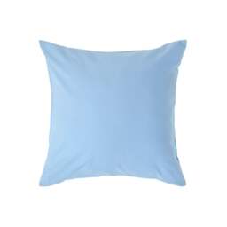 Rackhams Crisp & Cool 200 TC Egyptian Cotton Percale Housewife Pillowcase, European Size - Blue - 40 x 40 cm - thumbnail 1