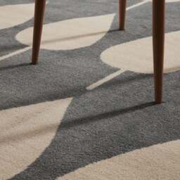 Rackhams Adventures Kids Grey Rug – Lovely Leaves - 160X235 cm - thumbnail 3