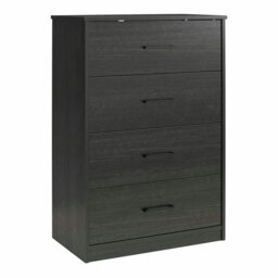 Rackhams BrEZ Build Pearce 4 DRW Dresser Black Oak - Black - thumbnail 1