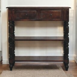 Rackhams Solid Wood Turned legs Cherry Side Table
