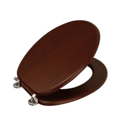 Rackhams Oxford Mahogany Wooden Toilet Seat