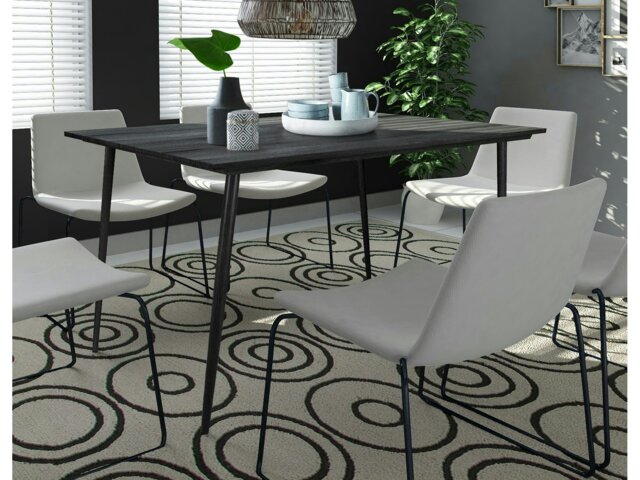 Rackhams Monza Table 120 centimet Black/Black - Black - image 1