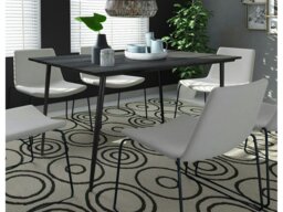 Rackhams Monza Table 120 centimet Black/Black - Black