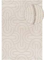 Rackhams Carmel Cream-Grey Geometric Rug - 6070 - 80X300 cm - thumbnail 2