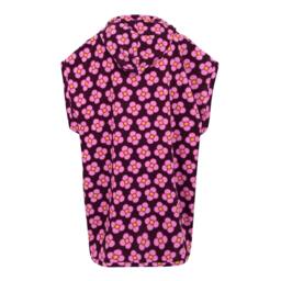 Rackhams Girls Orla Kiely Spinning Flower Towelling Robe - Morello - 9 Years - Morello - 100% Polyester - thumbnail 3