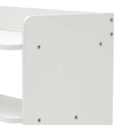 Rackhams 5-Tier Shoe Rack Wooden Shoe Cabinet for Entryway - White - One Size - thumbnail 6