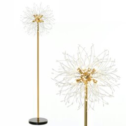 Rackhams Modern Floor Lamp with Dandelion-like Lampshade for Bedroom - thumbnail 2