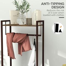 Rackhams Compact Clothes Rail, with Drawers and Shelf - thumbnail 6