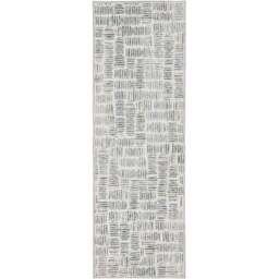 Rackhams Eco-Washable Green Rug Abstract Design - 67X200 cm - thumbnail 1