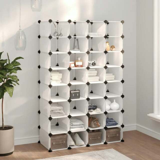 Rackhams Shoe Rack Transparent 93x36.5x140 cm PP