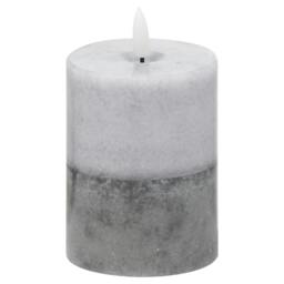 Rackhams Luxe Collection Dipped Natural Glow Electric Candle - Grey - Grey - 20cm x 7cm x 7cm - 100% Mixed - thumbnail 6
