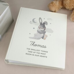 Rackhams Personalised Baby Bunny Square Photo Album