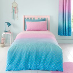 Rackhams Mermaid Reversible Duvet Cover Set - Single - thumbnail 2