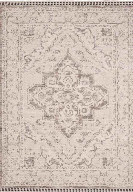 Rackhams Medallion Rug with Cotton Fringe - 160X230 cm - image 1