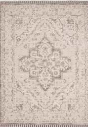 Rackhams Medallion Rug with Cotton Fringe - 160X230 cm - thumbnail 1