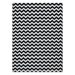 Rackhams Sketch Rug - Black & White Zig Zags - 180cm x 270cm - thumbnail 3
