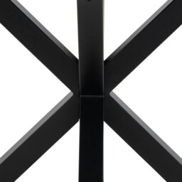 Rackhams Heaven Dining Table with Ceramic White Top - Black - No - White - thumbnail 6