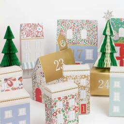 Rackhams Liberty Advent Calendar Village - Paper - H39.1 x W16.5 x D6.4cm - thumbnail 2