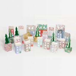 Rackhams Liberty Advent Calendar Village - Paper - H39.1 x W16.5 x D6.4cm - thumbnail 3
