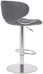 Rackhams Deluxe Carcaso Faux Leather Bar Stool, Adjustable Swivel, Weighted Base - thumbnail 2