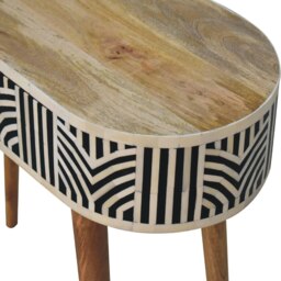 Rackhams Edessa Bone Inlay Console Table - thumbnail 5