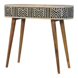 Rackhams Edessa Bone Inlay Console Table - thumbnail 3