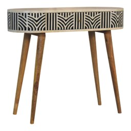Rackhams Edessa Bone Inlay Console Table - thumbnail 2