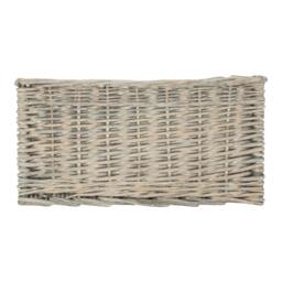 Rackhams Grey Wash Unlined Willow Storage Baskets - Set of 4 - Wicker - Grey - thumbnail 6