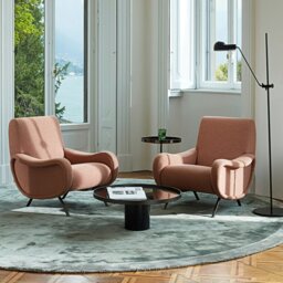 Rackhams Georgios Lounge Chairs/ Armchair, Linen - Light Orange - Boucle - thumbnail 2