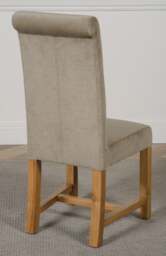 Rackhams Washington Fabric Dining Chair - Black - 1 - thumbnail 5