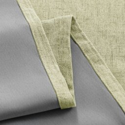Rackhams Mint Green Lined Blackout Eyelet Curtains - 46 x 54 Inch Drop - Pair - thumbnail 3
